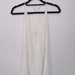 White short lace dress